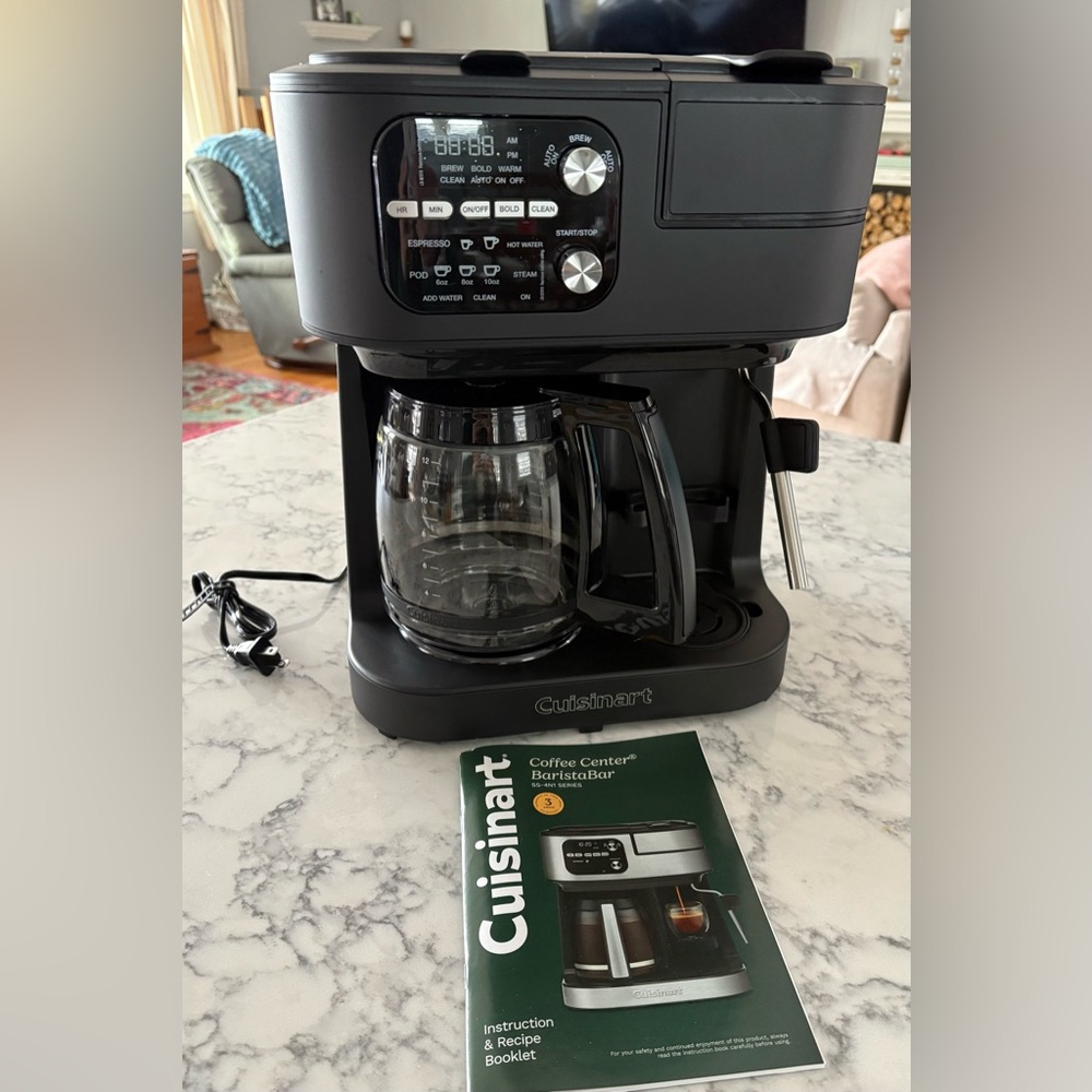 Cuisinart coffee maker barista system